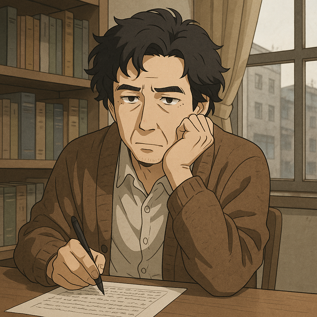 売れない物書き：秋山鷹志