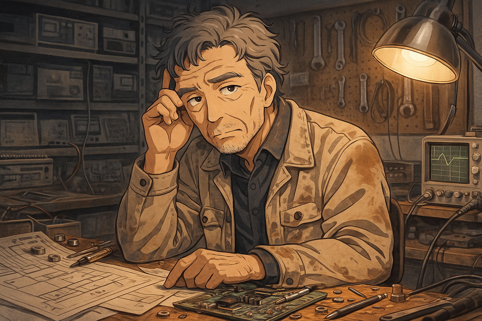 年老いた技術者くずれ：秋山鷹志